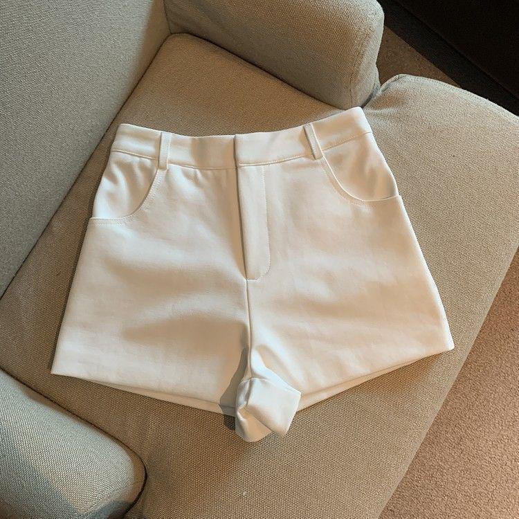 Women s High-Waisted Slim A-Line Shorts - Versatile Casual Streetwear S (Recommended for 80-95 jin)