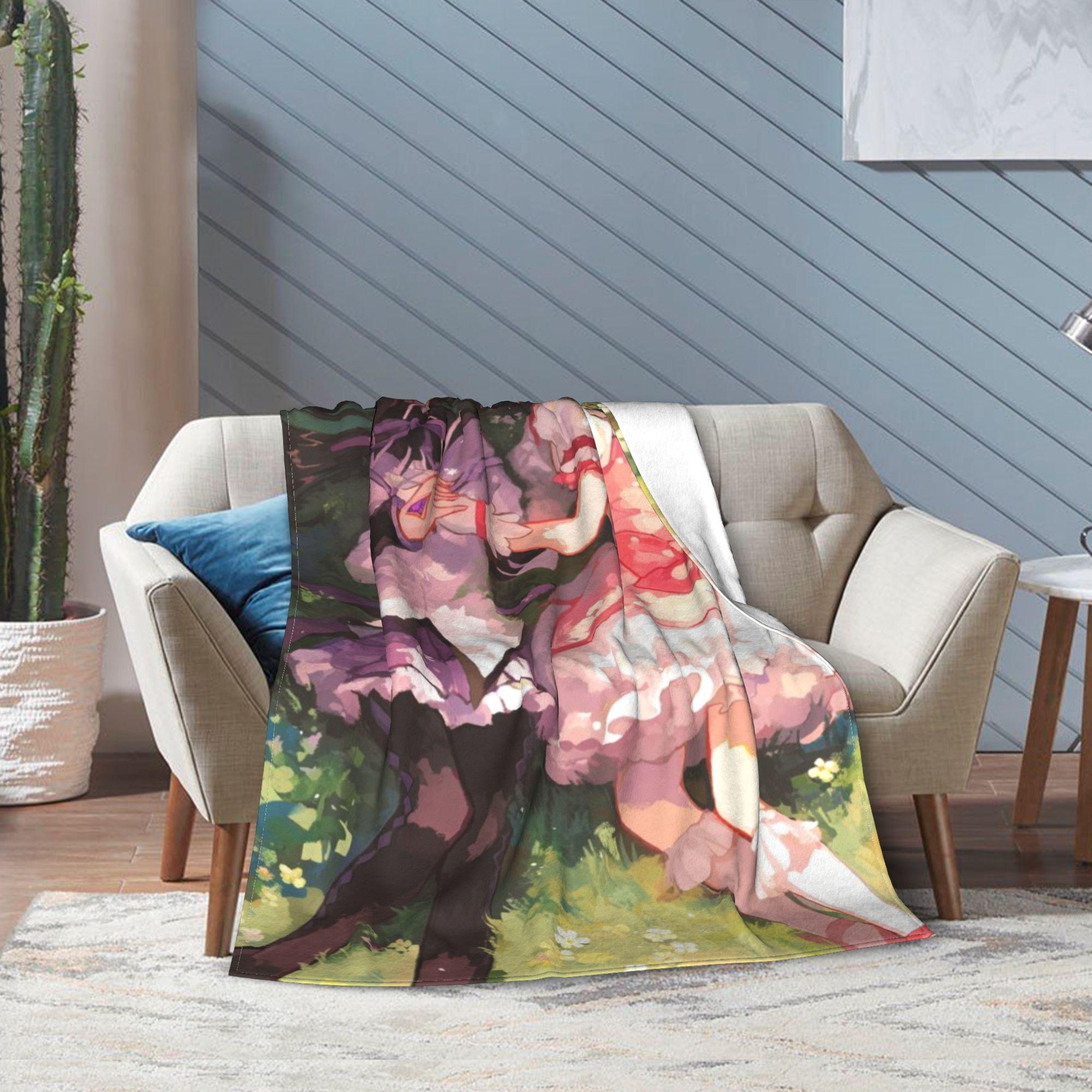 

Puella Magi Madoka Magica Throw Blanket for Couch Fuzzy Plush Blanket 50x60 Inches Multiple Sizes Bedspreads for All Seasons 75x90cm