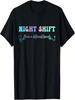 Nachtschicht Andere Rasse Stethoskop Krankenschwester RN T-Shirt