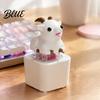 Animal Keyring Accessory 1/2Pcs Goat Keyboard Fidget Toy with Sound Rechargeable Sheep Finger Clicker Pocket Sized Tool Toy Push Button Decompression
