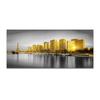 Golden New York City Manhattan Building Grande Moschea della Mecca Dipinto su tela Parigi Poster Immagine di arte della parete Decorazione del soggiorno Senza cornice