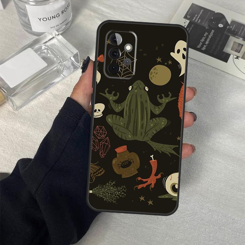 Witch Frog Case For Samsung Galaxy A54 A34 A14 A36 A56 A06 A13 A53 A32 A12 A22 A52 A35 A17 A16 A55 A15