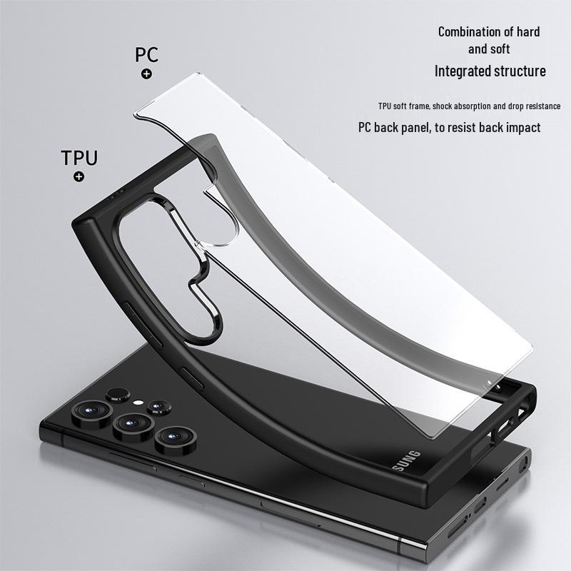 Transparent Anti-drop Protective Case for Samsung S24, S24 Pro, and S24 Ultra - New Style
