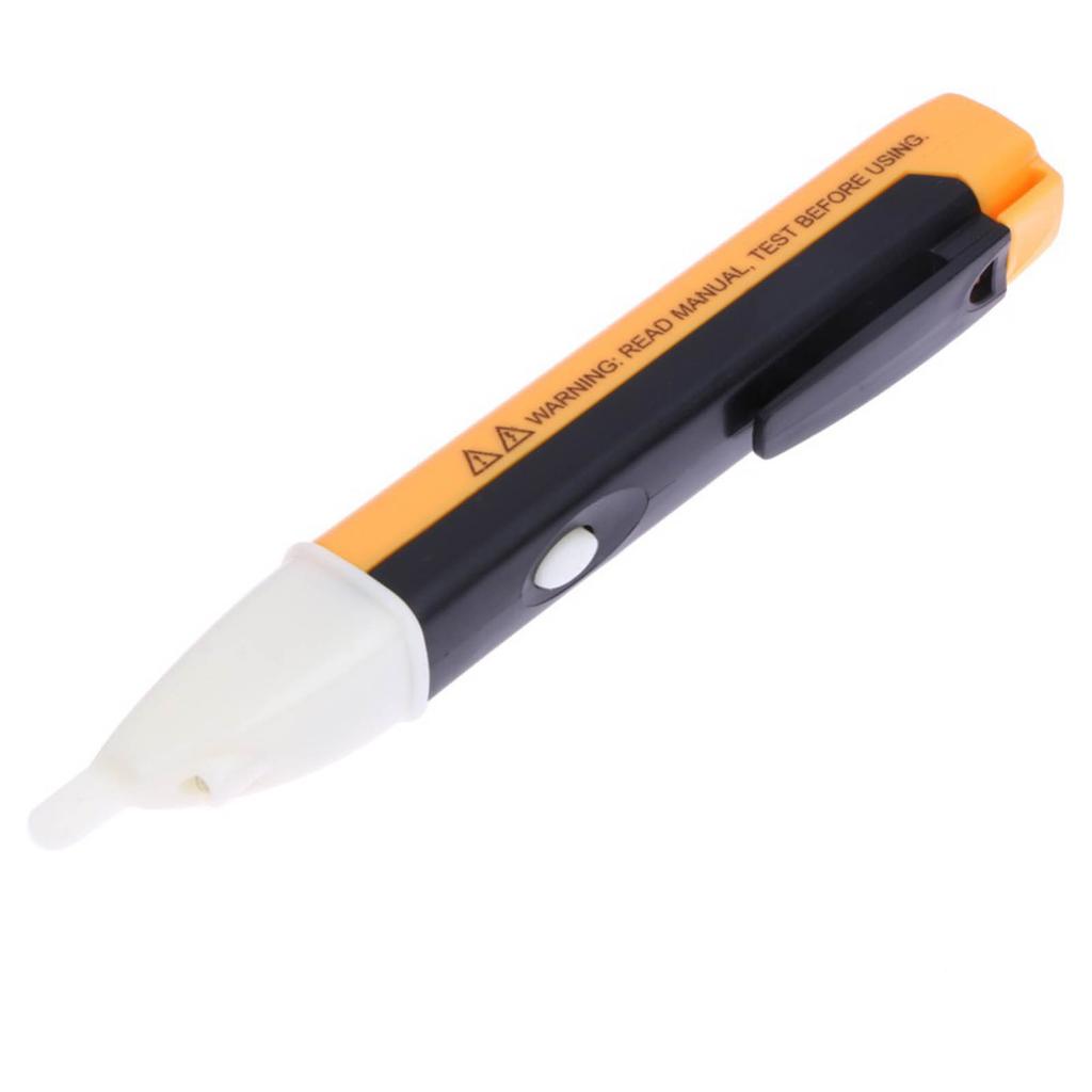 Voltage Tester 90V‑1000V AC Quick Test AC Voltage Detector with Pen Clip for Electricians Yellow