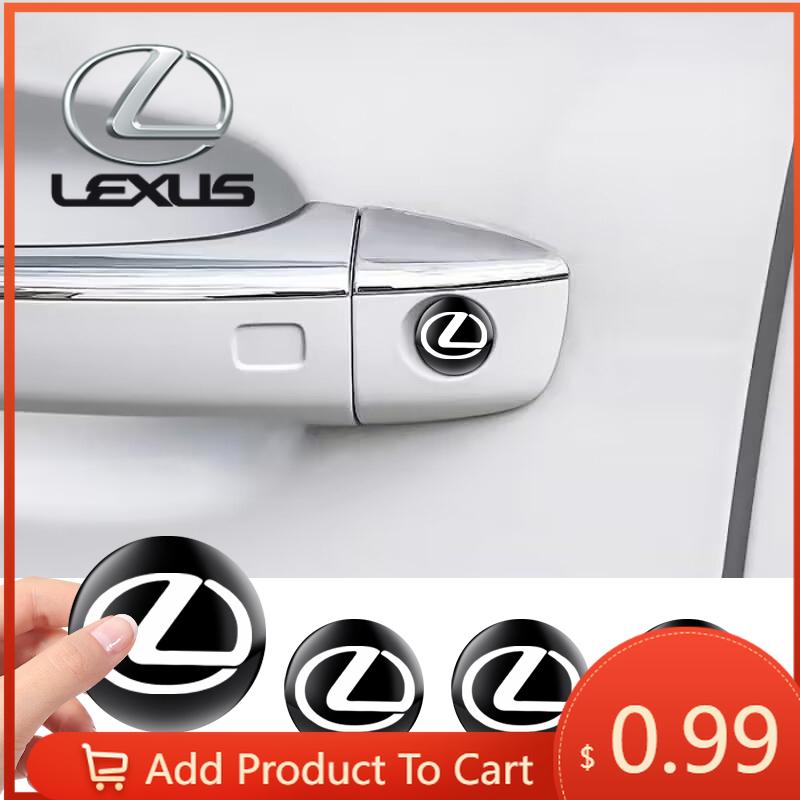 Interior Stickers 2/5/10Pcs Car Styling Lock Keyhole Stickers Decoration Protection For Lexus ES300 RX330 RX300 GS300 IS250 IS20