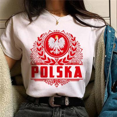 ZX TEE Godło Polski Koszulka Poland T Shirt Flag Design Top Tee Short Sleeves Birthday Gift New POLSKA POLAND Flag Fun Unisex Tee
