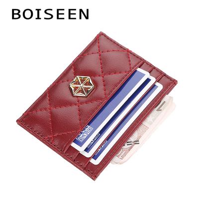 Europäische und amerikanische Mini-Geldbörse für Damen, mehrere Kartenfächer, kurze Brieftasche, kleiner Kartenhalter, modische Kartentasche, Kartenschutz aus Pu-Leder