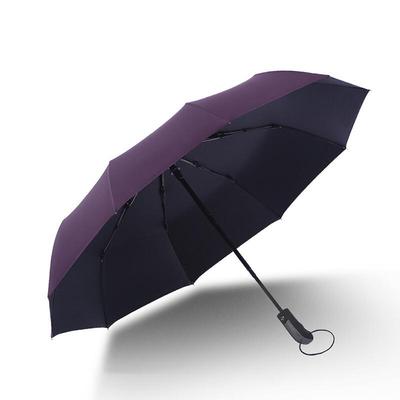 Automatic Black Glue Sun/Rain Umbrella