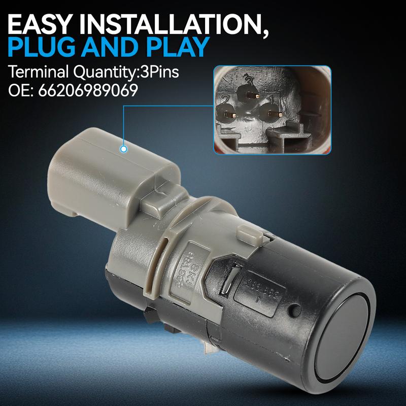 66206989069 Parking Sensor PDC For BMW E38 E39 E46 E53 E60 E61 E64 E65 E66 E67 E85 E86 X3 X5 3 5 6 7 Series Touring MINI R52