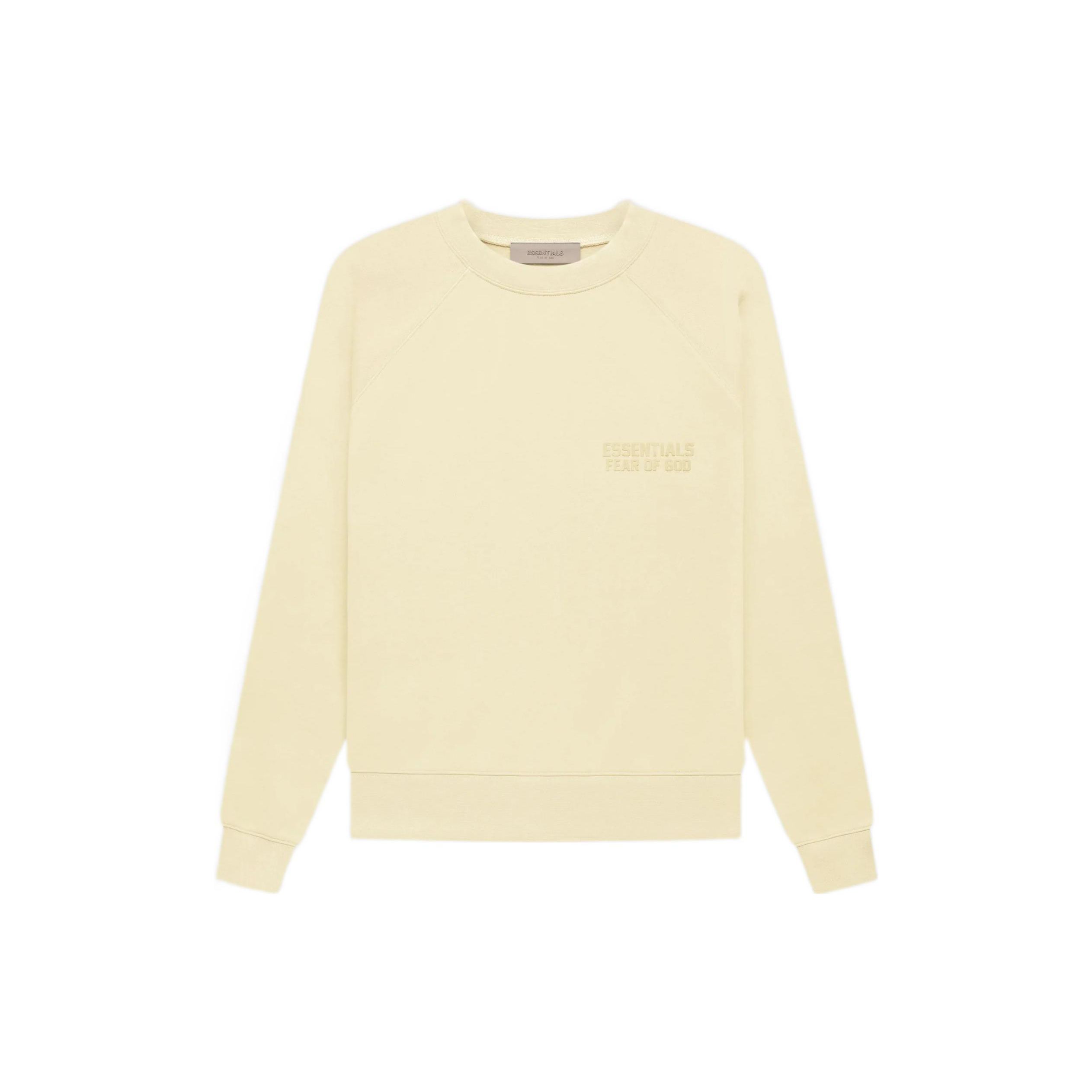 Fear of God Essentials FW22 Crewneck Canary Unisex FOG-FW22-727 XXL