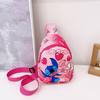 Disney Children's Bags Children's Outdoor Crossbody Bag Cartoon Kindergarten Cute Chest Bag Stitch Coin Accessory Bag