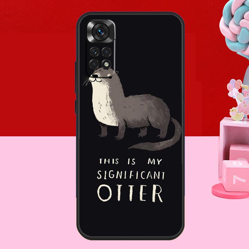 Animal Otter Case For Xiaomi Redmi Note 13 12 11 10 14 15 Pro Plus Redmi 15 C 14C 10C 12C 13C Soft Cover