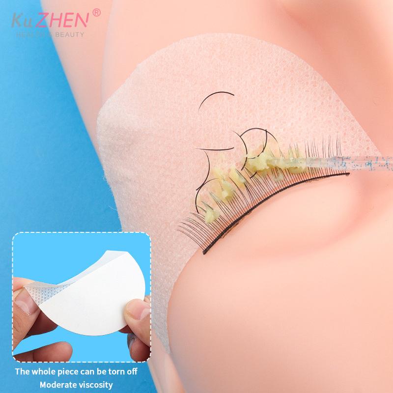 40/50Pc Non-woven Disposable Cotton Eyelashes Patch Sticker Removing False Lash Eye Pad Patch Eyelash Extension Pad Women Makeup