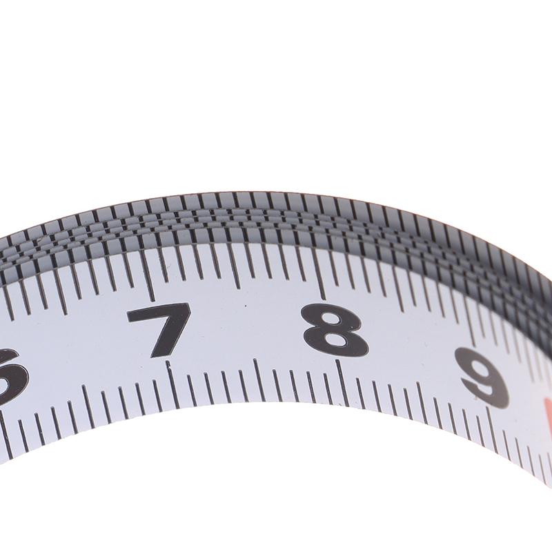 Miter Track Tape Measure Self Adhesive Metric Stainless Steel Scale Ruler 1M-2M For T-Track Router Table Saw Woodworking Tool