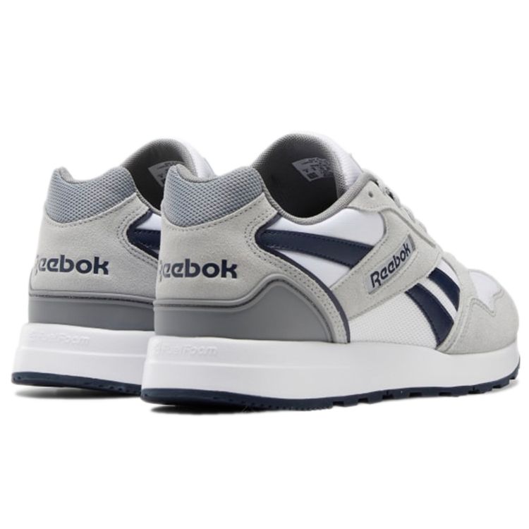 Reebok GL1000 Comfort Wear-Resistant Slip-Resistant Low-Top Running Shoes, Unisex Grey & Blue GY5946