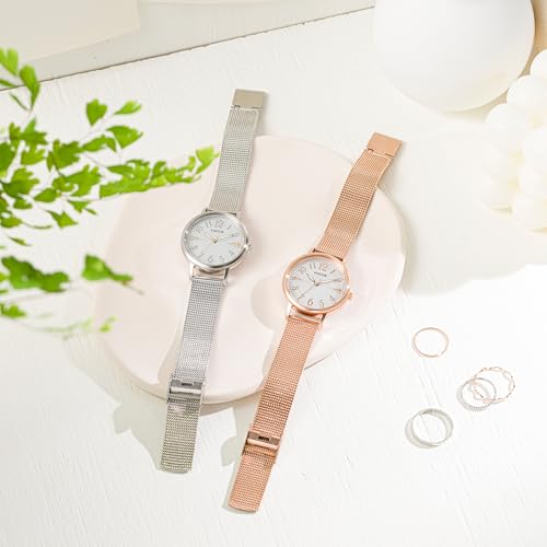 Citizen Watch Wicca Solar Tech Mesh Belt KP5-166-13 Women's Pink Gold