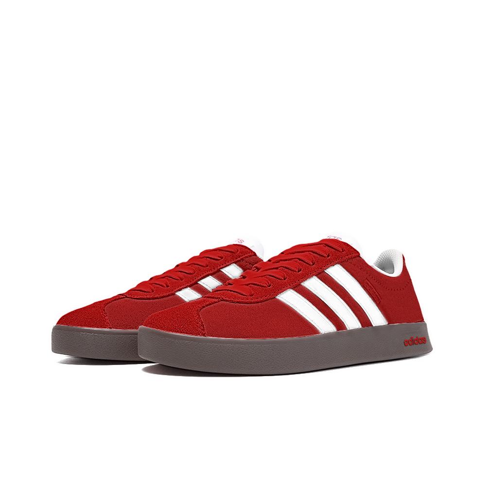 Adidas Neo Vl Court Classic Abrasion Resistant Balance Low top Skateboard Shoes Unisex Red HQ1802(Team354- )