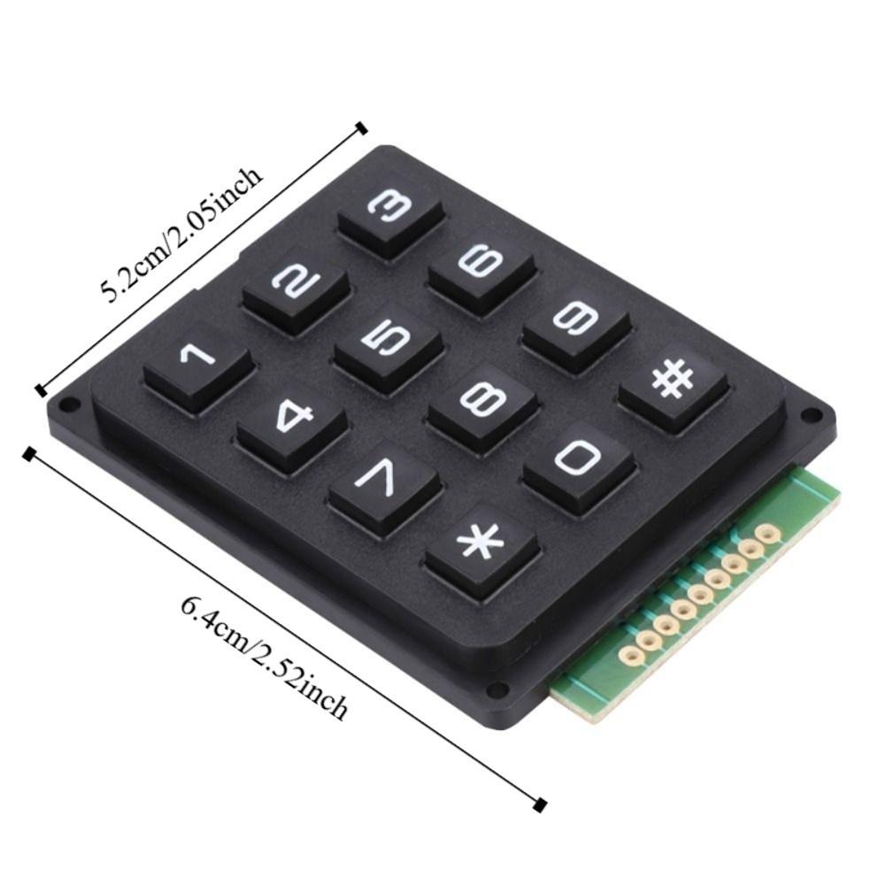 Push Buttons External Keypad 3x4 Matrix Array Switch Practical Number Pad  DIY Electronics
