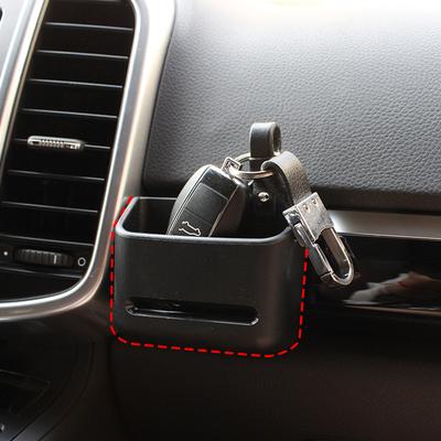 Car Storage Box Phone Holder Auto Interior Supplies Bracket Soft Car Organizer Box Accessories For Coin Card Mobile Universal