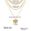 3-piece Set Necklace Bohemian Women Necklace Vintage Gold Chain Fashion Necklace Pendant Bohemian Necklace Jewelry