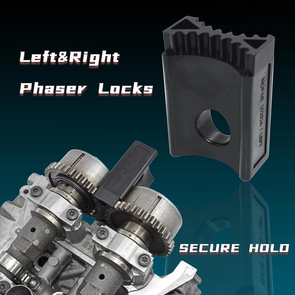 Camshaft Phaser Timing Chain Lock Tool Kit, Replace 10200A, 10202A, 10369A Compatible With VW Chrysler Jeep Dodge Grand Cherokee Wrangler 3.6L