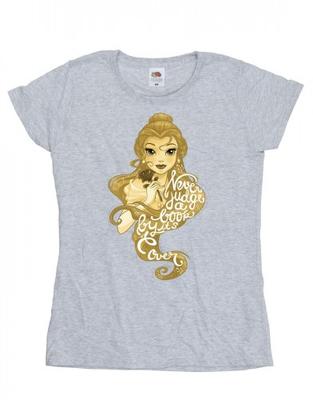 Womens/Ladies Beauty And The Beast Never Judge Cotton T-Shirt