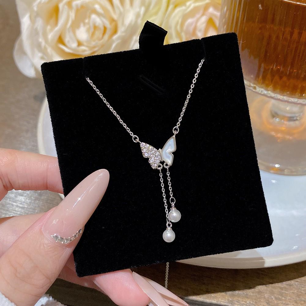 Korean Pearl Titanium Steel Versatile Choker - Luxury Women's Necklace