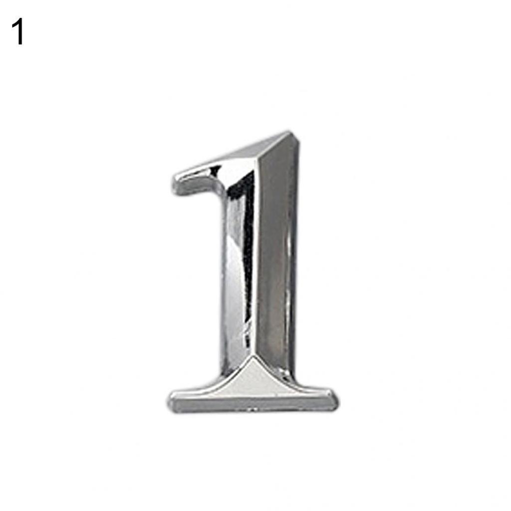 Plated House Door Plaque Address Number Digit Figure Plate Sign Office Address Hotel Home Decor