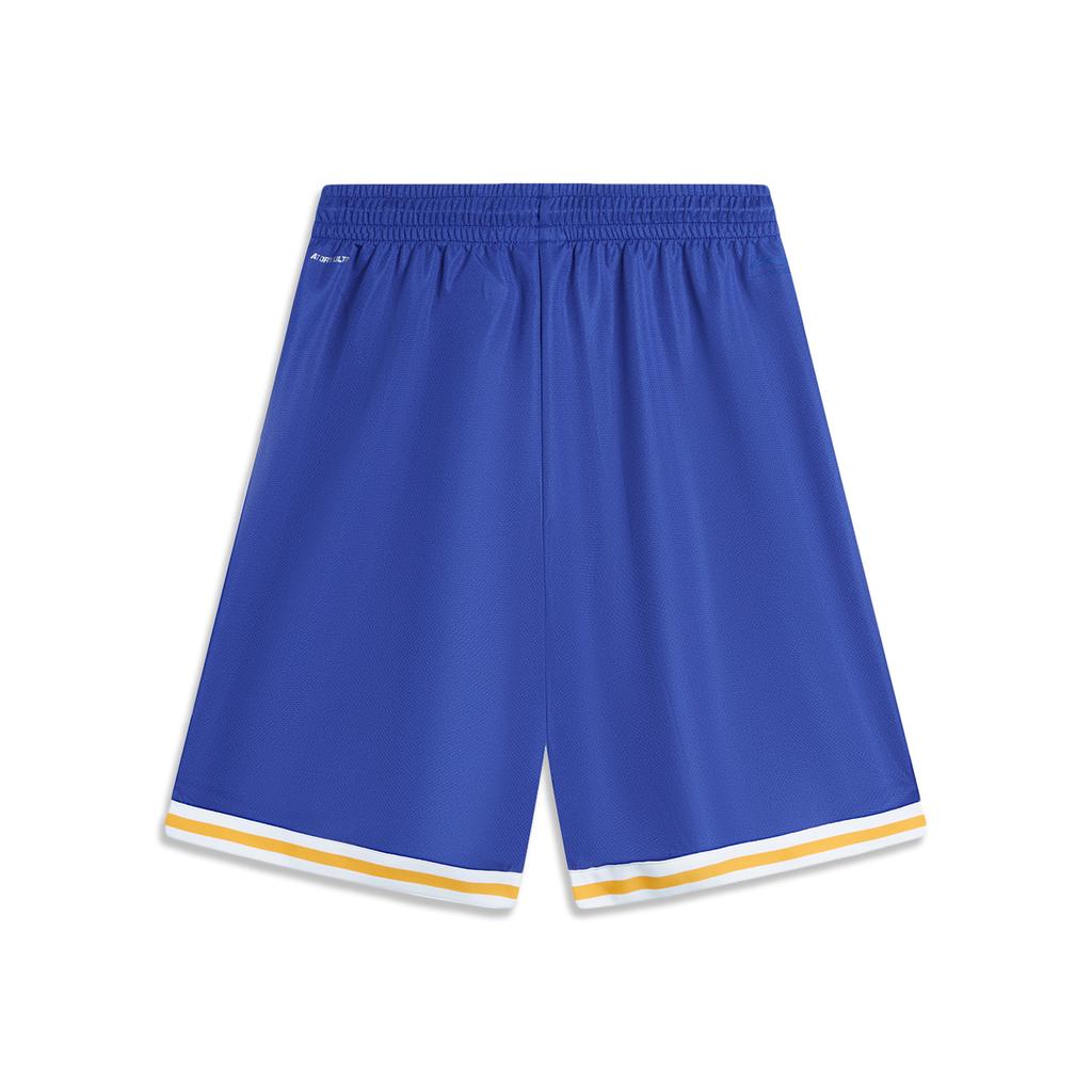 Li Ning Sports Lifestyle Series Comfortable Loose Casual Letter Sports Shorts Men shorts Charcoal-Purple AKSU623-2