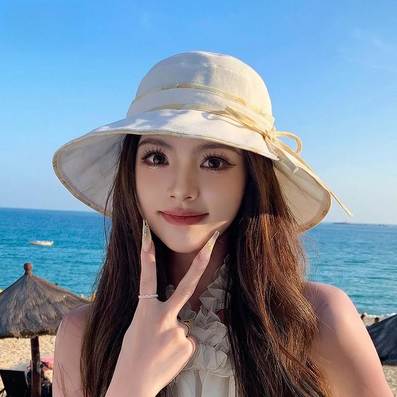 Summer Sun Protection Fisherman Hat With Large Brim For Outdoor Activities