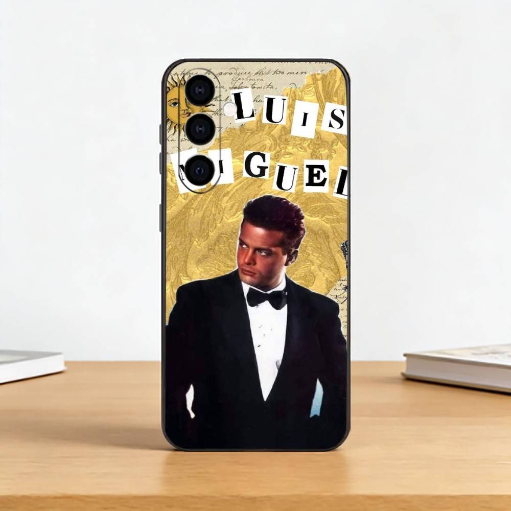 Singer Luis M-Miguel Phone Case For Samsung Galaxy A73,A72,A71,A70,A53,A52,A51,Soft Silicone Black Cover