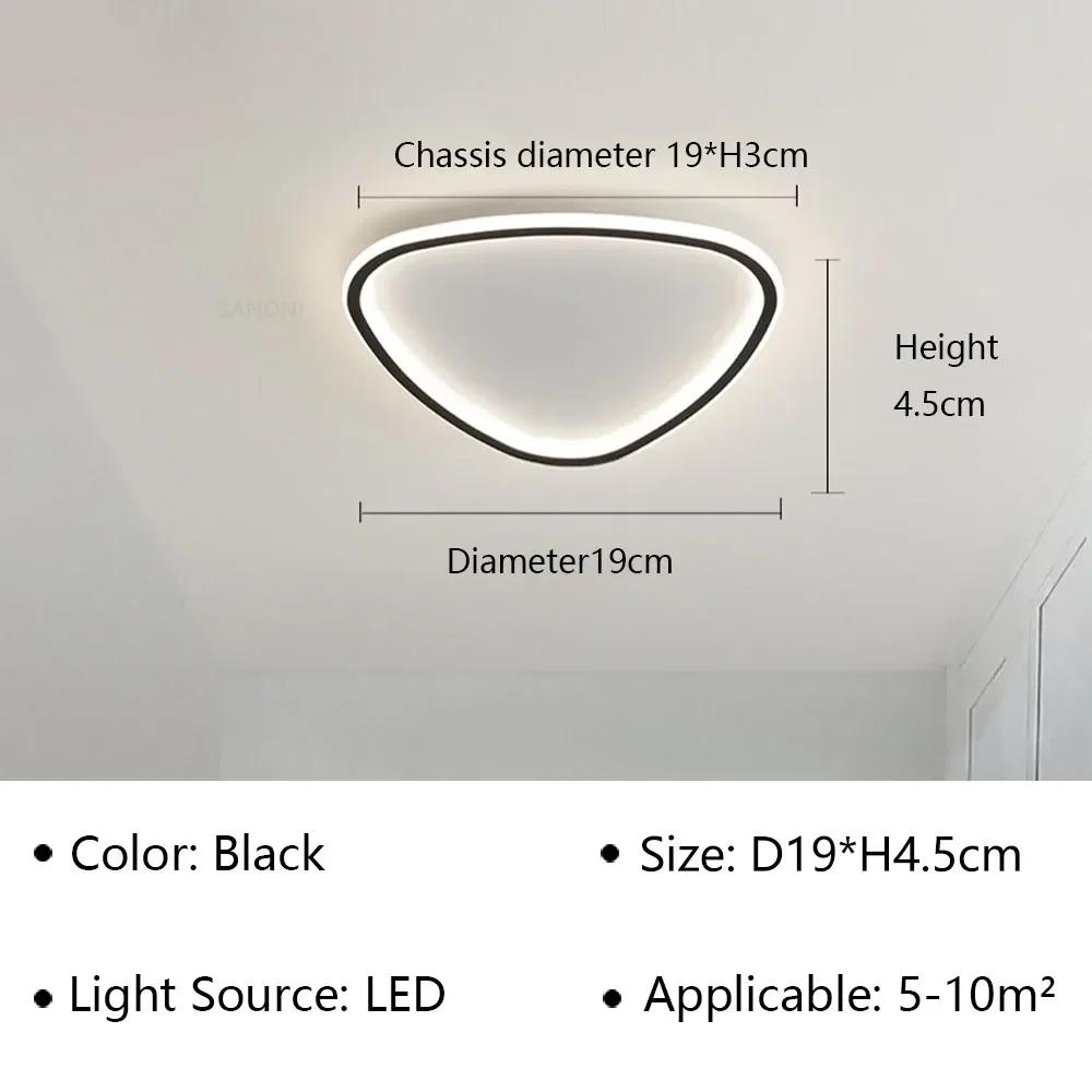 

Современный светодиодный потолочный светильник для гостиной, столовой, спальни, прохода, балкона, потолочная люстра, домашний декоративный светильник, блеск Cool White