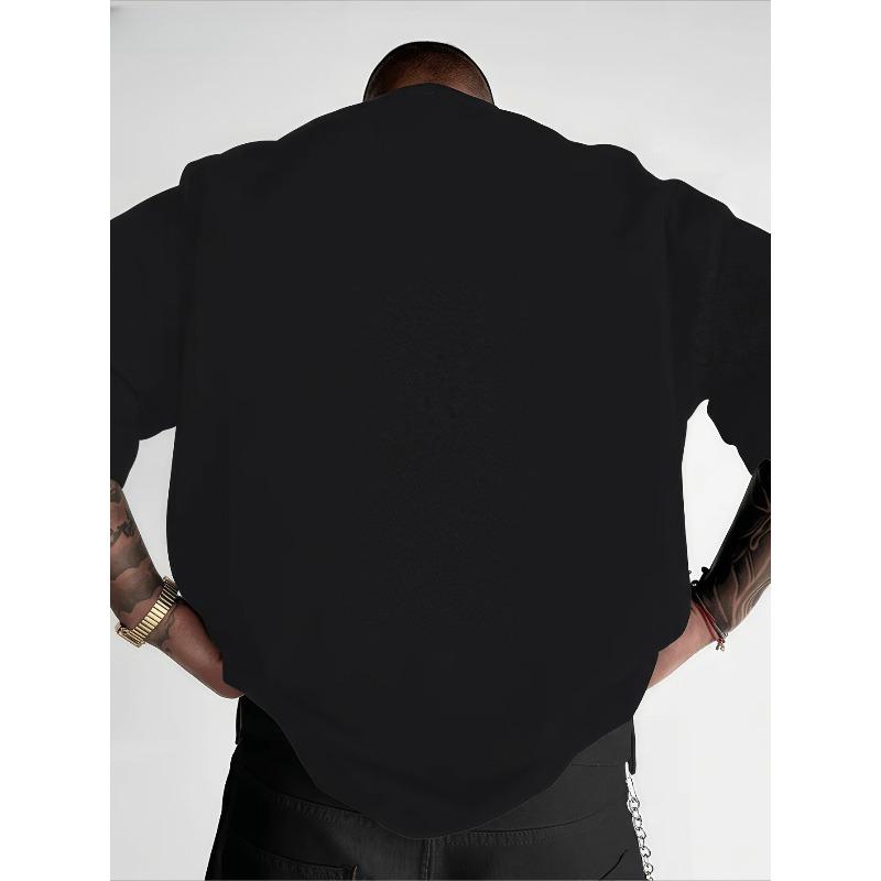 European Size Men'S Oversized 'Soy El Legendario Luis' Graphic T-Shirt, Spanish Attitude Streetwear Tee