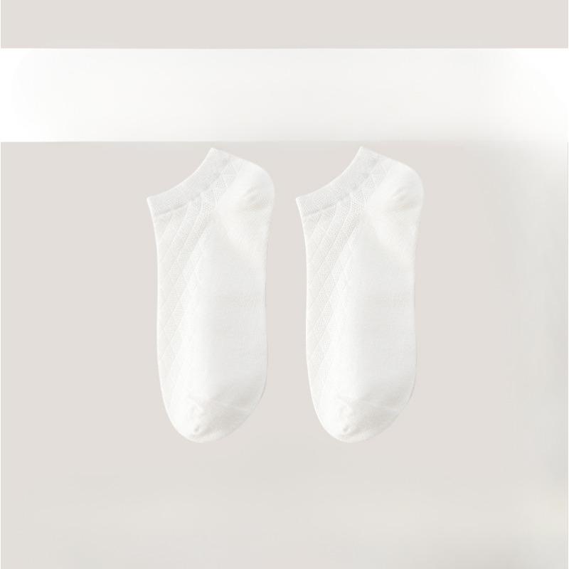 Women's Pure Cotton Breathable, Thin, Non-dropping Silicone Anti-slip Boat Socks, Sweat-absorbing, Simple and Invisible Socks