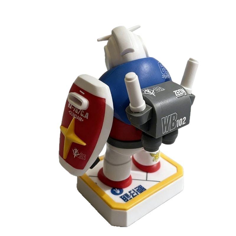 Magnetic Gundam Mecha Figure: Children's Toy and Exquisite Office Ornament.