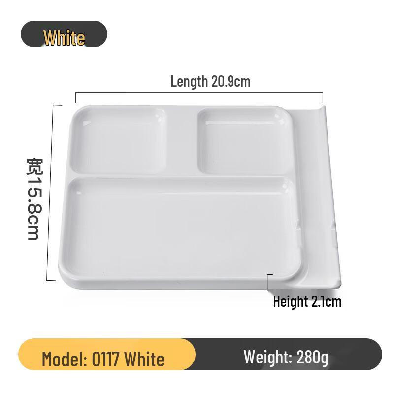 KANGMO Melamine Multi-Compartment Sauce Dish