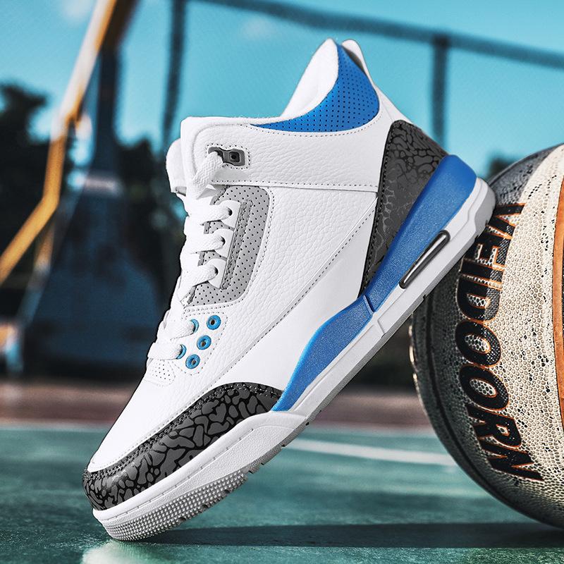 Men's shoes new summer large size men's sports and leisure basketball shoes breathable running shoes