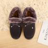 Winter Cotton Shoes Women's Flannel Surface Plus Velvet Thickening Warm Mother Shoes Tendon Bottom Non-slip