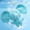 Dog Interactive Plush Toy Indestructible Stuffed Elephant Squeaky Wild Goose Puppy Teething Toy for Aggressive Chewers Stress Anxiety Relief