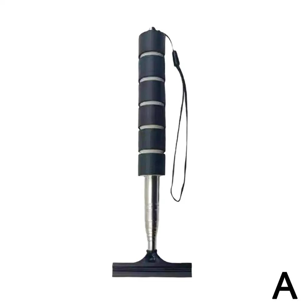 Car Mirror Rainy Glass Window Cleaning Tool Wiper Extendable Squeegee Mirror Handle Mirror Telescopic Car Side Squeegee Rea Z1D1