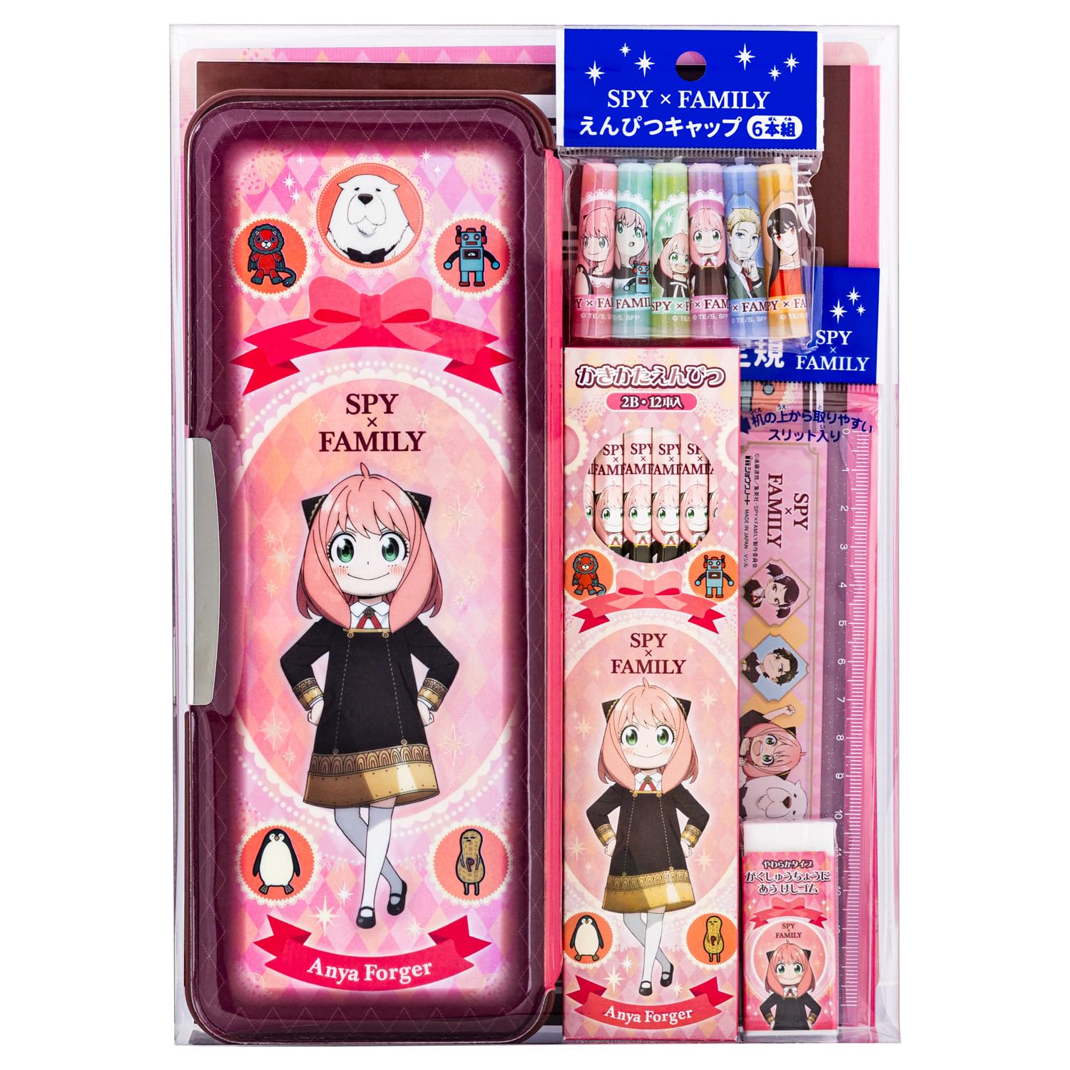 Showa Note SPY x FAMILY Stationery Set Gift Set 950469M01 (7 pieces)