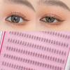 Natural Looking Ultra Soft Split Segments Glue Free Small 240 Clusters Lower Eyelash False Eyelashes Transparent For Be