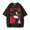 Shadow Hedgehog Classic Graphic Print TShirt Men Women Crewneck Cotton Loose Casual Tee Fashion Streetwear Wind Oversized Tops