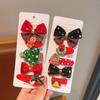 Christmas Hair Clip Children's Christmas Gift Cute and Exquisite Christmas Hair Accessory Set