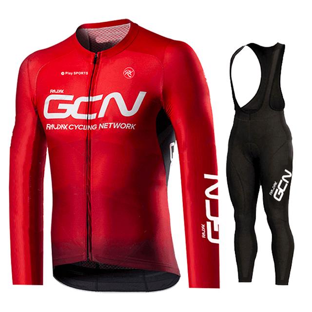 

Комплект велоджерси Gcn Red Pro, Велосипедная одежда с длинным рукавом, Майо, Велосипедная спортивная одежда, Униформа для шоссейного велосипеда, 2025 S