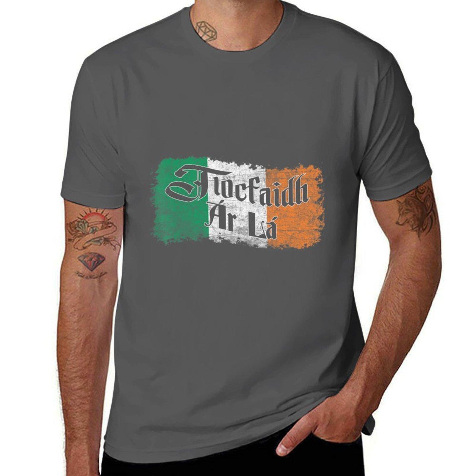 

Tiocfaidh Ar La Vintage Ireland Irish Flag T-Shirt graphic t shirts for man t shirts for man graphic tees T-Shirt 4XL