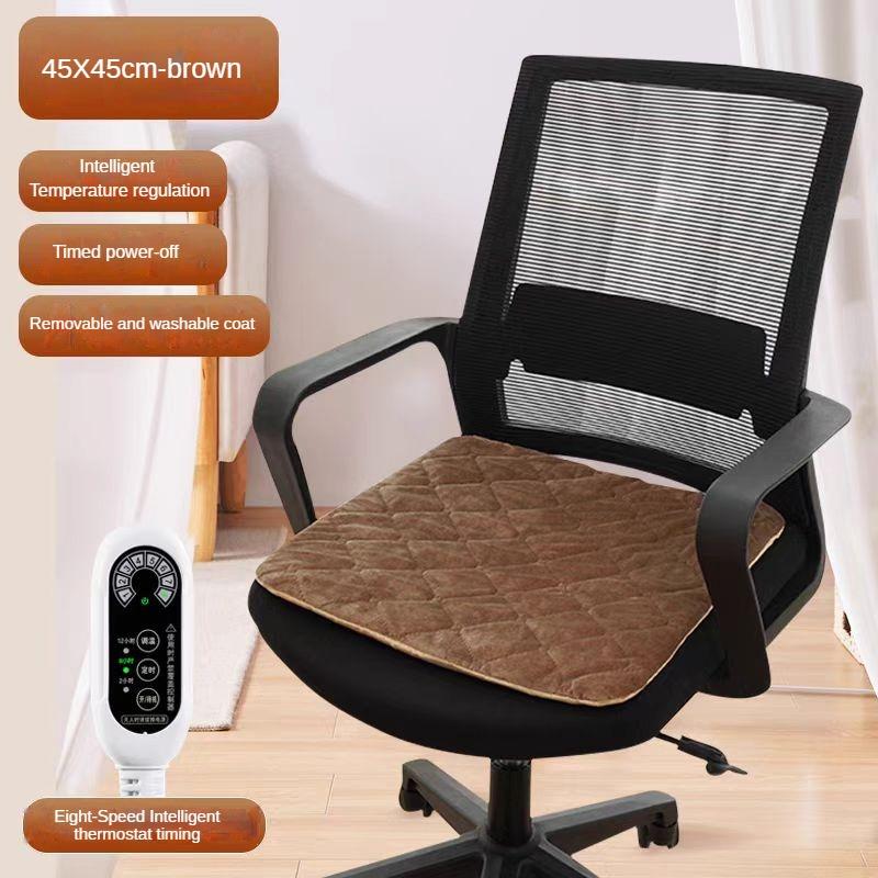 

Electric Heating Cushion Seat Heating Pad 220V 3 Speed Adjustable TemperatureOffice Chair Backrest Integrated Thermostatic Mat