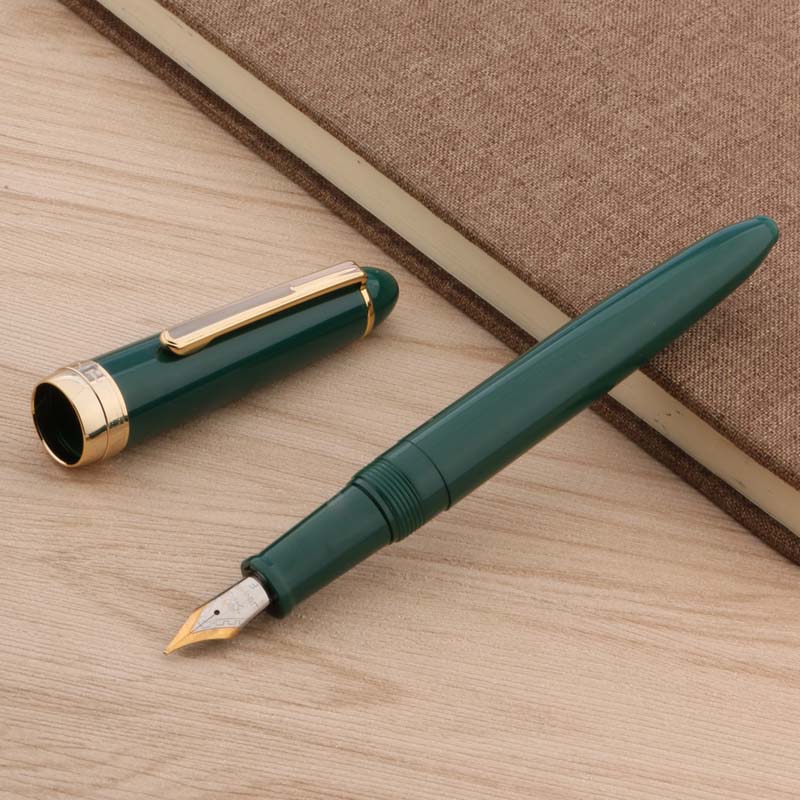 Jinhao 992 Plastic Fountain Pen Transparent Rotate Clip Classic Style M Lorelei Stationery Student Office School Supplies