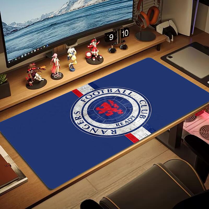 Rangers FC Print  Cushion Non-slip Laptop Tablet Big Mousepad XXL Mat Mini PC Playmat With Lock Edge
