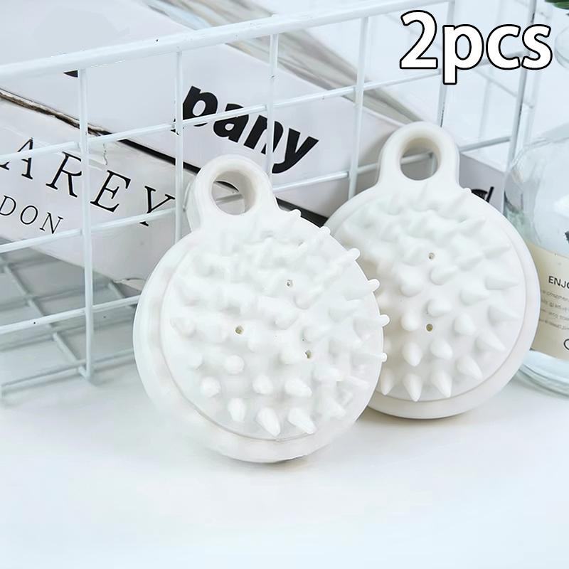 Meridian Body Massage Brush Set 2 Exfoliating Brushes for Deep Cleansing at Home and Beauty Salon one size белый